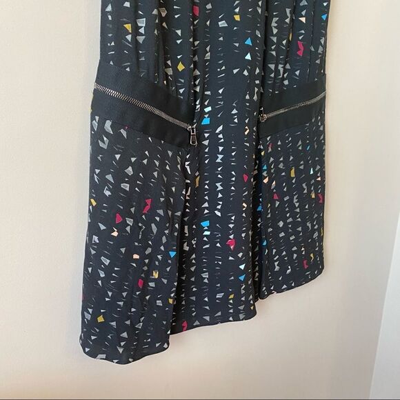 EMPORIO Armani-A Line Jacquard Speckle Printed Dress (Size:38US) - Picture 8 of 16